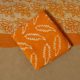 Hand kutch batik cotton 3pc unstitched dress material 24