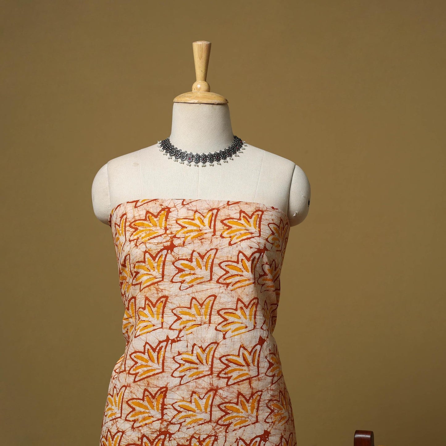 Hand kutch batik cotton 3pc unstitched dress material 24