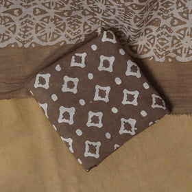 Hand kutch batik cotton 3pc unstitched dress material 25