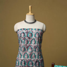 Hand kutch batik cotton 3pc unstitched dress material 28