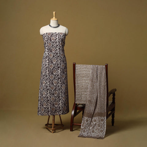 Hand kutch batik cotton 3pc unstitched dress material 29