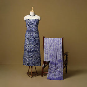 Hand kutch batik cotton 3pc unstitched dress material 30