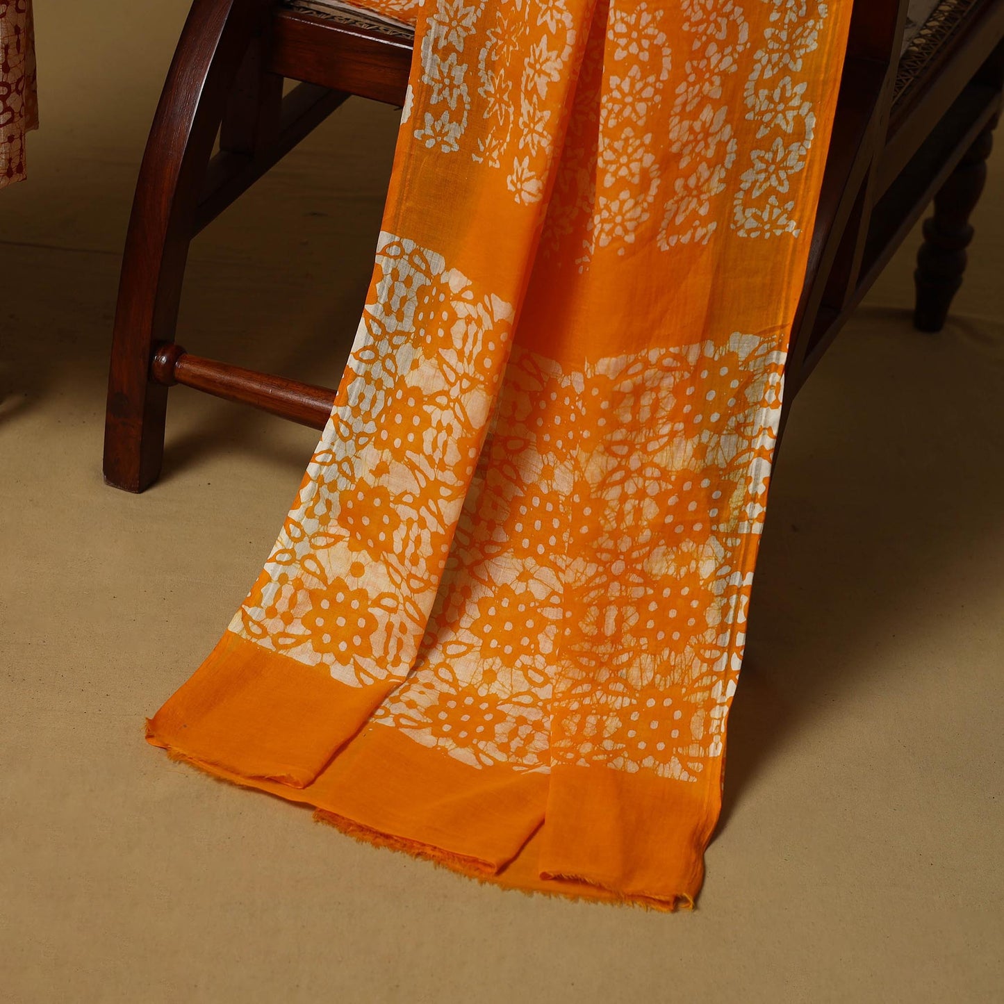 Hand kutch batik cotton 3pc unstitched dress material 31