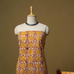 Hand kutch batik cotton 3pc unstitched dress material 31