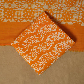 Hand kutch batik cotton 3pc unstitched dress material 31