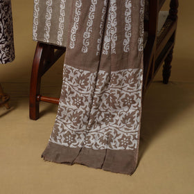 Hand kutch batik cotton 3pc unstitched dress material 32