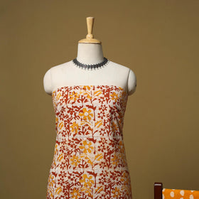 Hand kutch batik cotton 3pc unstitched dress material 34