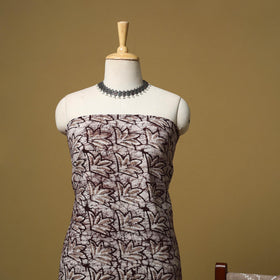 Hand kutch batik cotton 3pc unstitched dress material 35