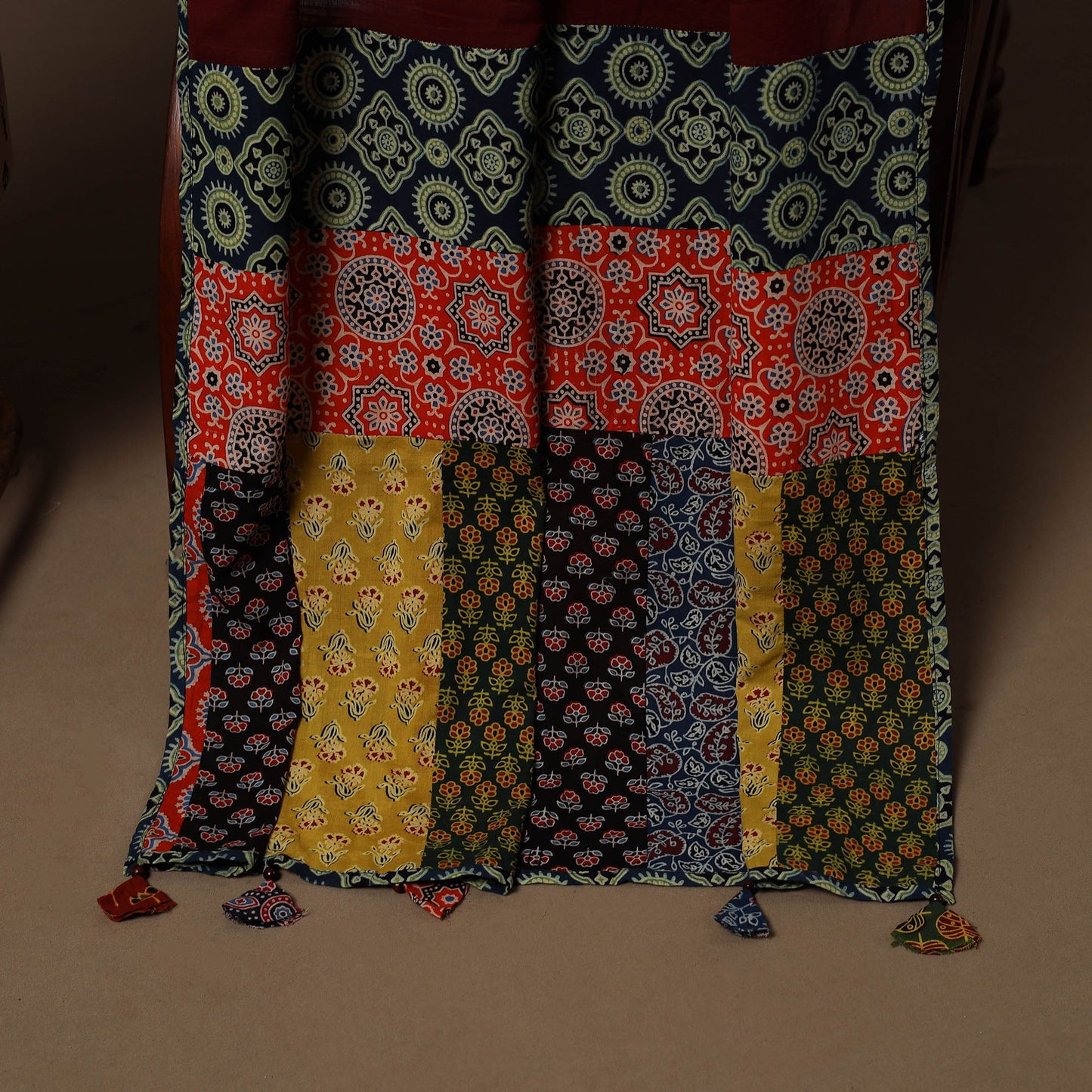 Hand natural dyed cotton 2pc unstitched dress material