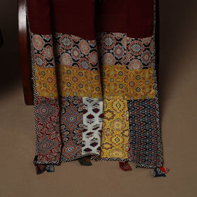 Hand natural dyed cotton 2pc unstitched dress material