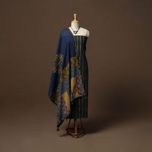 Hand natural dyed cotton 2pc unstitched dress material