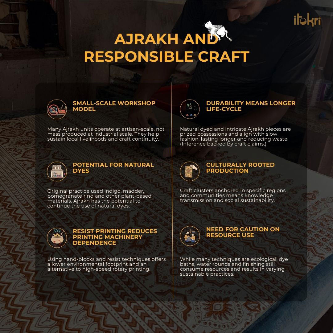 Hand natural dyed cotton 2pc unstitched dress material