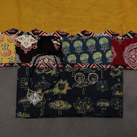 Hand natural dyed cotton 2pc unstitched dress material