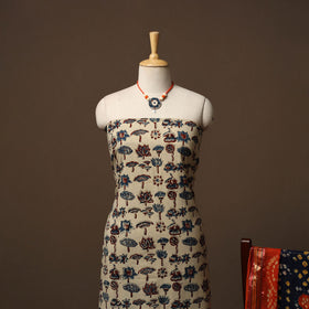 Hand natural dyed cotton 2pc unstitched dress material