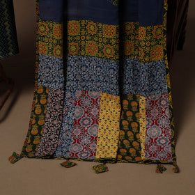 Hand natural dyed cotton 2pc unstitched dress material