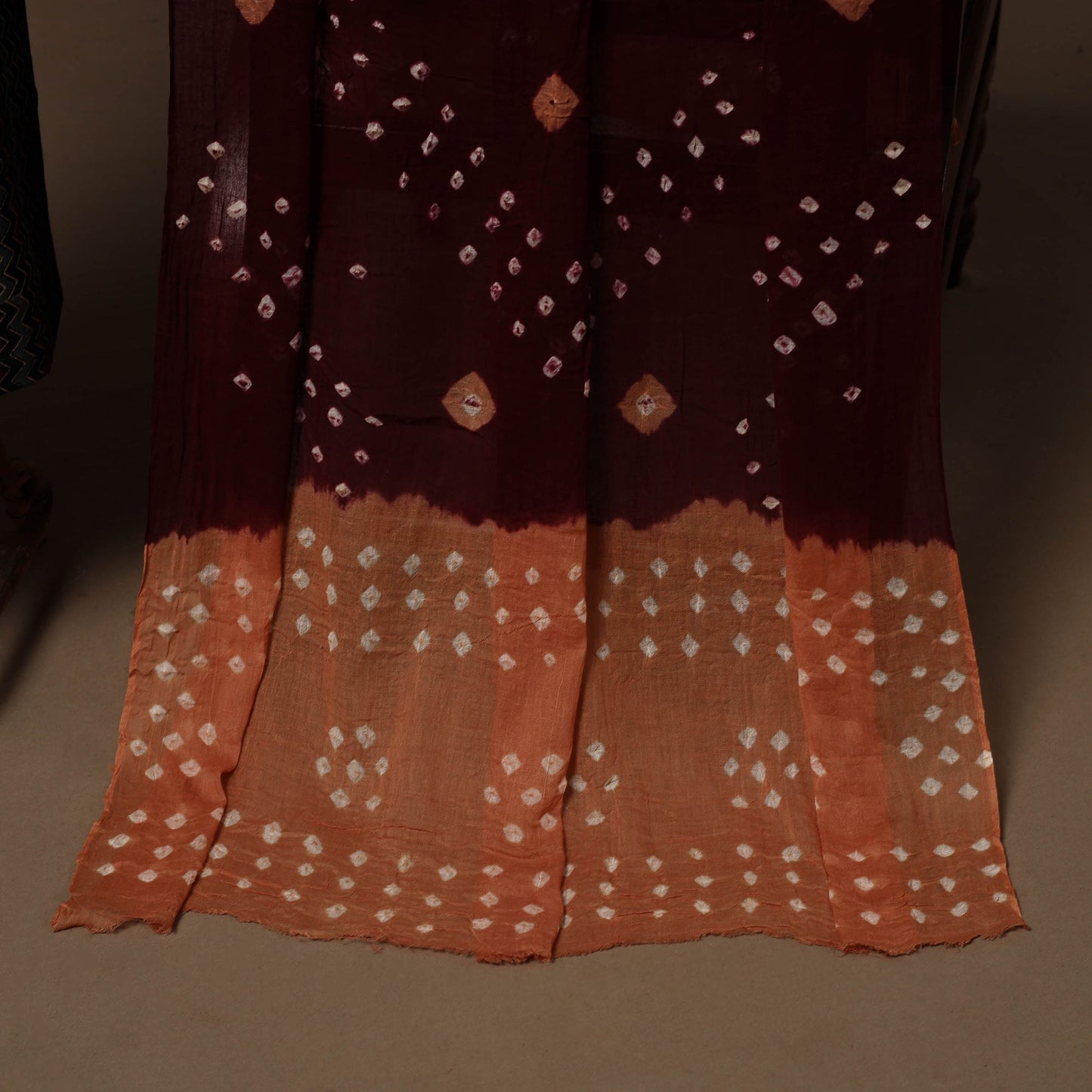 Hand natural dyed cotton 2pc unstitched dress material