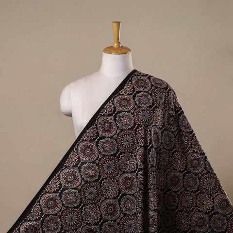 Hand natural dyed cotton fabric 49 - handcrafted