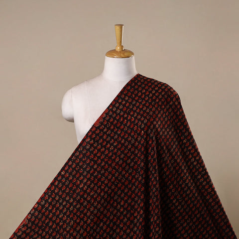 Hand natural dyed cotton fabric 51 - handcrafted