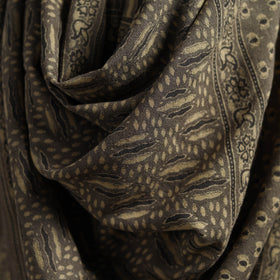 Hand natural dyed handwoven acrylic wool shawl 01