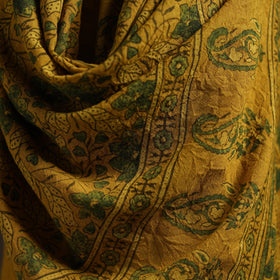 Hand natural dyed handwoven acrylic wool shawl 09