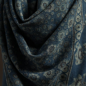 Hand natural dyed handwoven acrylic wool shawl 10