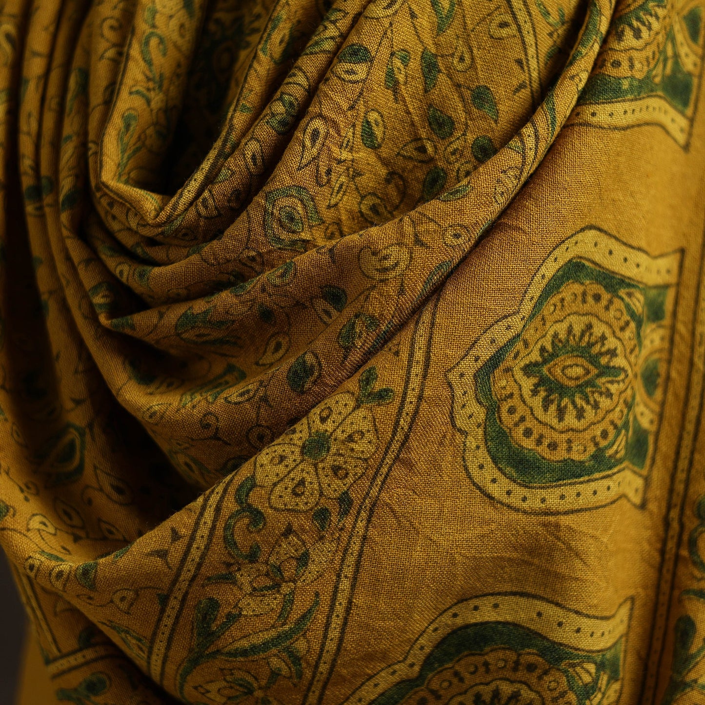 Hand natural dyed handwoven acrylic wool shawl 14