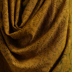 Hand natural dyed handwoven acrylic wool shawl 18