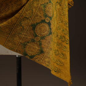 Hand natural dyed handwoven acrylic wool shawl 18