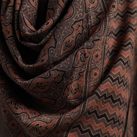 Hand natural dyed handwoven acrylic wool shawl 20