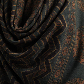 Hand natural dyed handwoven acrylic wool shawl 23