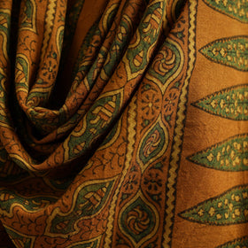 Hand natural dyed handwoven acrylic wool shawl 25