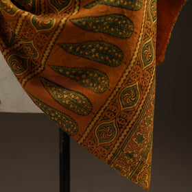 Hand natural dyed handwoven acrylic wool shawl 25