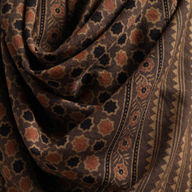 Hand natural dyed handwoven acrylic wool shawl 26