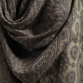 Hand natural dyed handwoven acrylic wool shawl 28