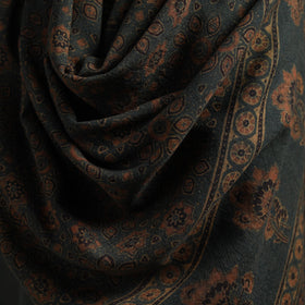 Hand natural dyed handwoven acrylic wool shawl 30