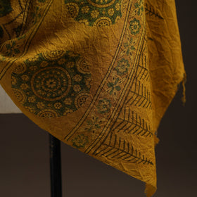 Hand natural dyed handwoven acrylic wool shawl 32