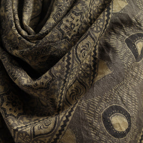 Hand natural dyed handwoven acrylic wool shawl 33