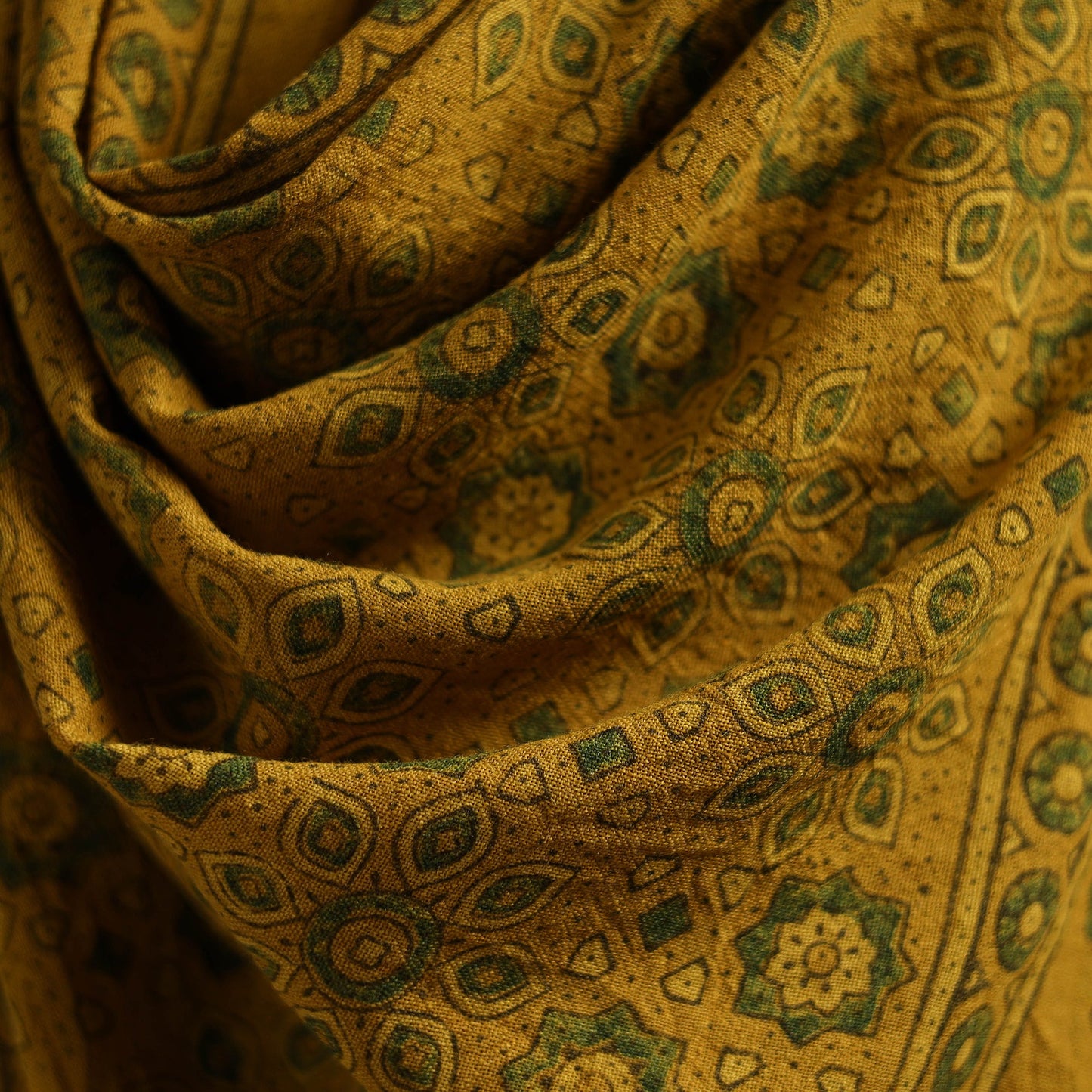 Hand natural dyed handwoven acrylic wool shawl 36