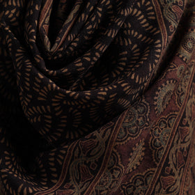 Hand natural dyed handwoven acrylic wool shawl 38