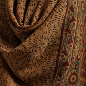 Hand natural dyed handwoven acrylic wool shawl 42