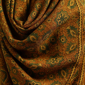 Hand natural dyed handwoven acrylic wool shawl 48