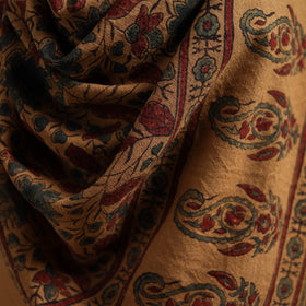 Hand natural dyed handwoven acrylic wool shawl 49