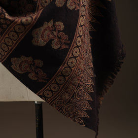 Hand natural dyed handwoven acrylic wool shawl 50