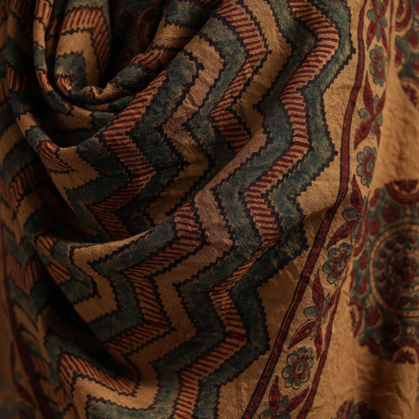 Hand natural dyed handwoven acrylic wool shawl 52