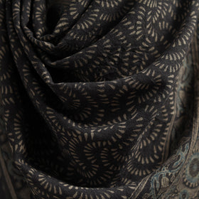 Hand natural dyed handwoven acrylic wool shawl 53