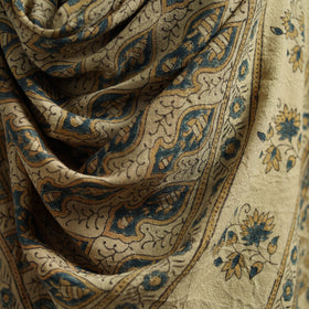 Hand natural dyed handwoven acrylic wool shawl 57