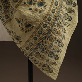 Hand natural dyed handwoven acrylic wool shawl 57