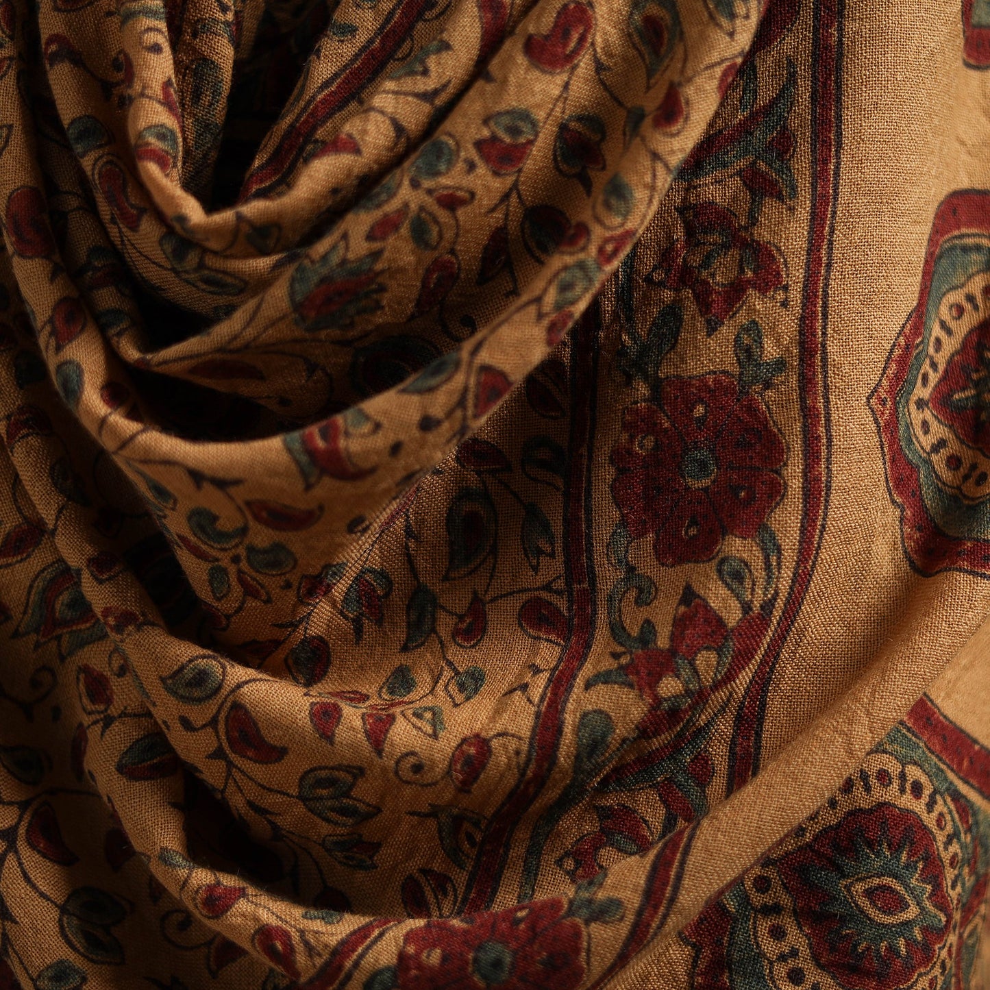 Hand natural dyed handwoven acrylic wool shawl 58