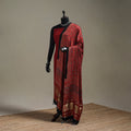 Hand natural dyed modal silk dupatta with lagdi patta 41