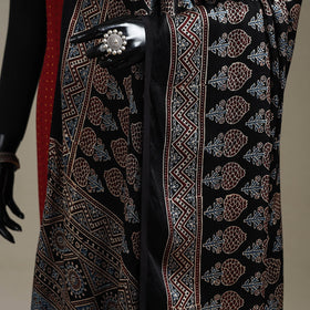 Hand natural dyed modal silk dupatta with tassels 26